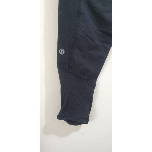 Lululemon Taryn Toomey Awakening Crop Leggings Size 4 Black Workout Active Yoga - Picture 4 of 8